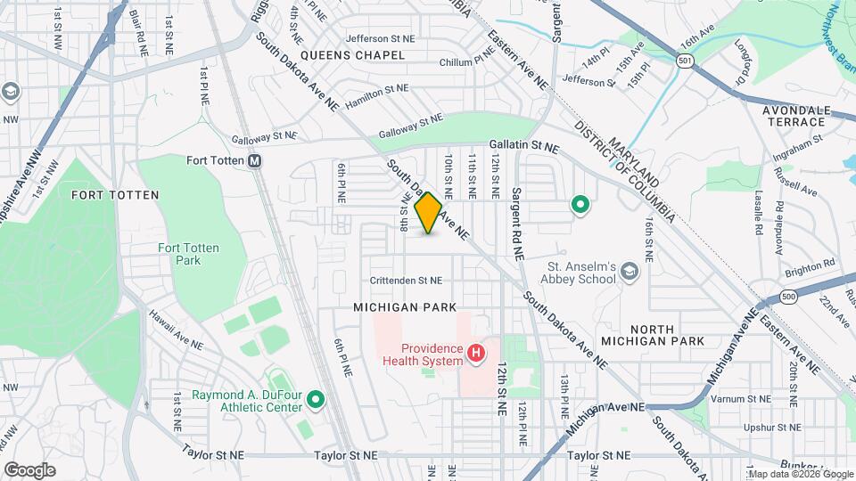 813 Delafield St NE Map and Location Details