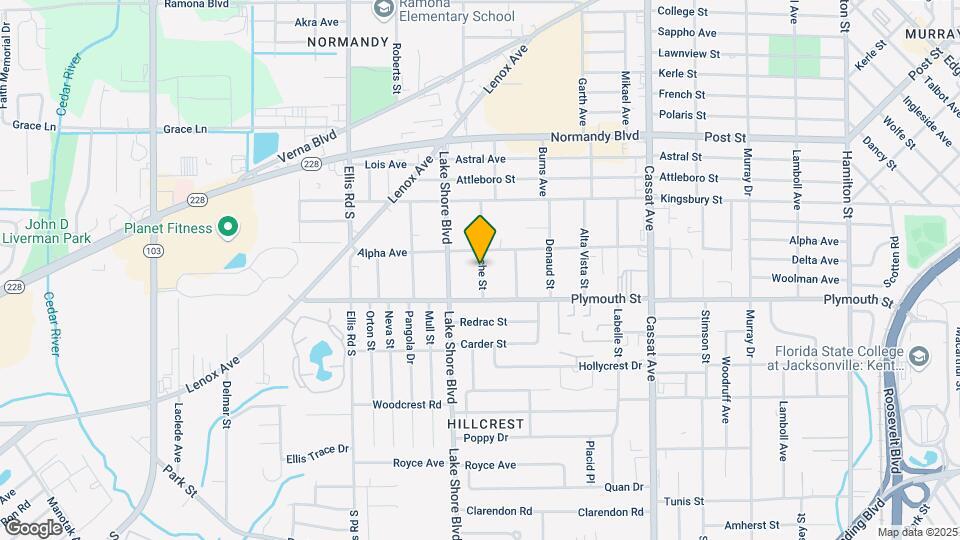 1172 Comanche St-Unit -1 Map and Location Details