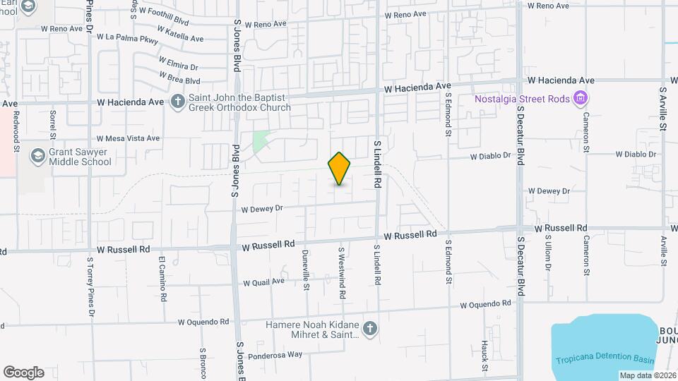 5558 Rollins St Map and Location Details