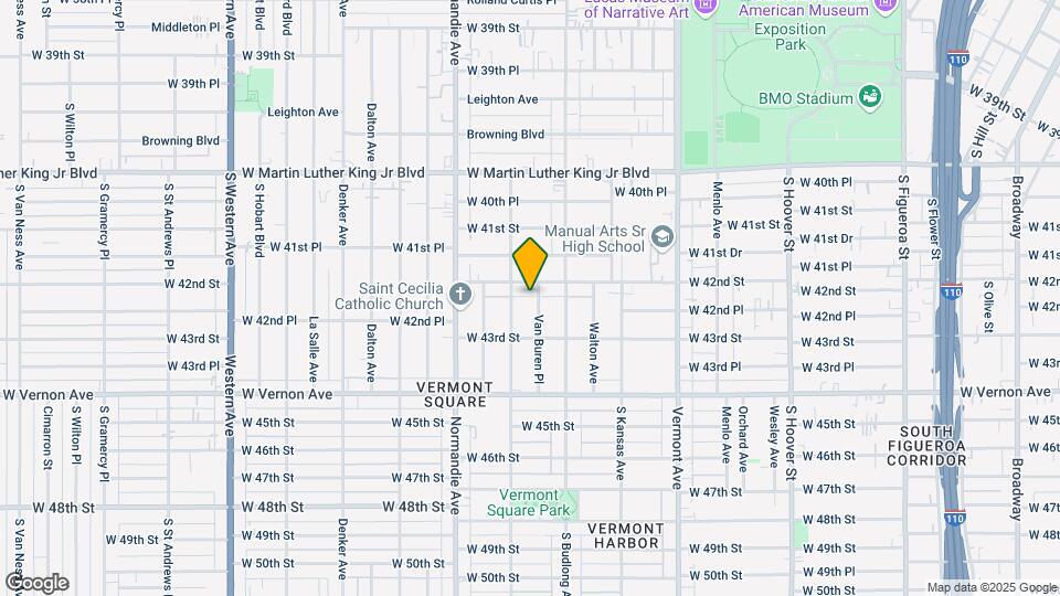 4217 Van Buren Pl Mapa y Detalles de la Ubicación
