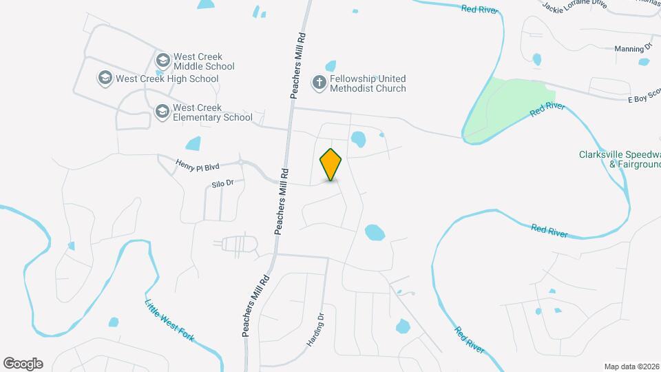 1046 Creek Wy Map and Location Details