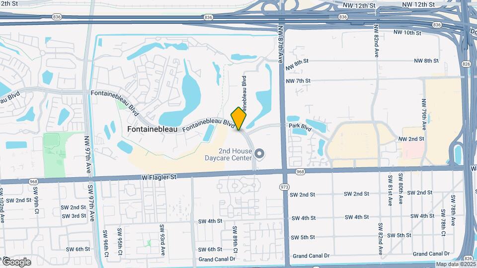8850 Fontainebleau Blvd Map and Location Details