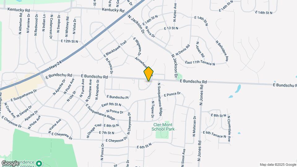 18916 E Arrowhead Dr Map and Location Details