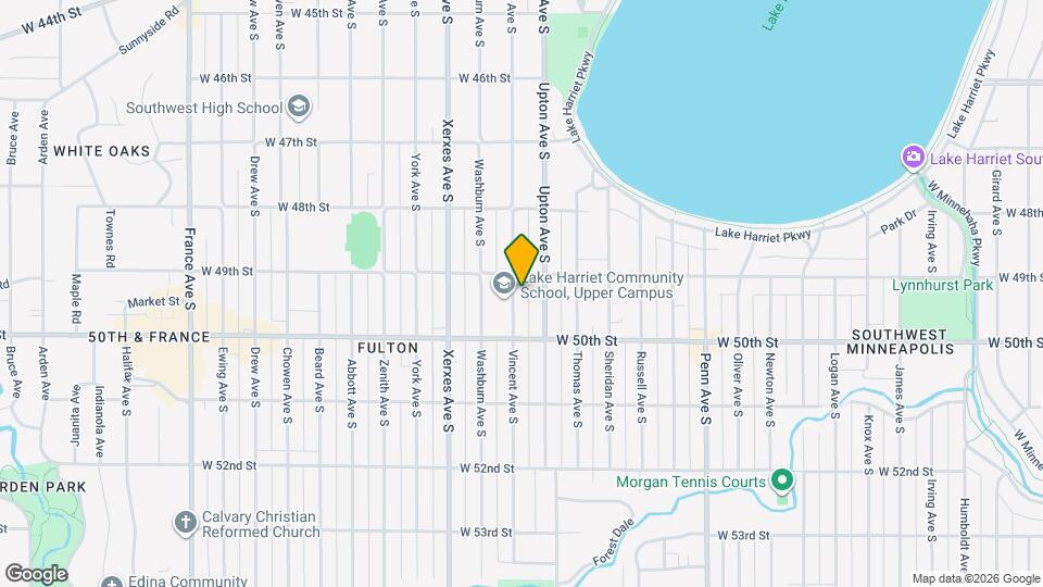 4917 Vincent Ave S Map and Location Details
