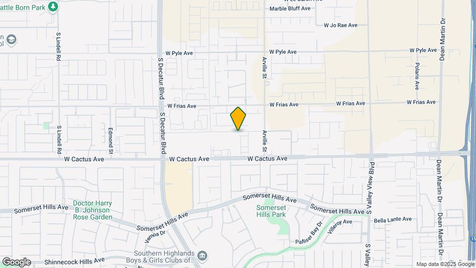 4496 Shallow Brush Ave Map and Location Details