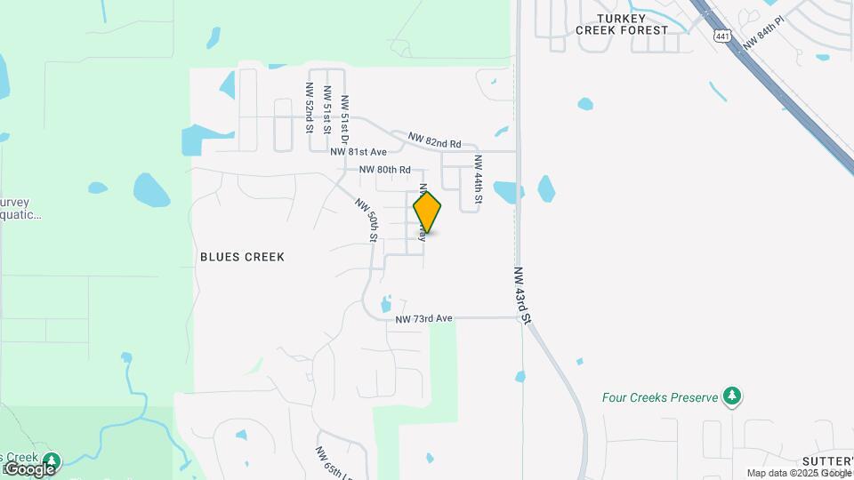 7613 NW 47th Way Map and Location Details