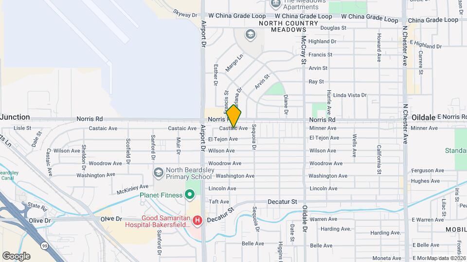 717 Castaic Ave Map and Location Details