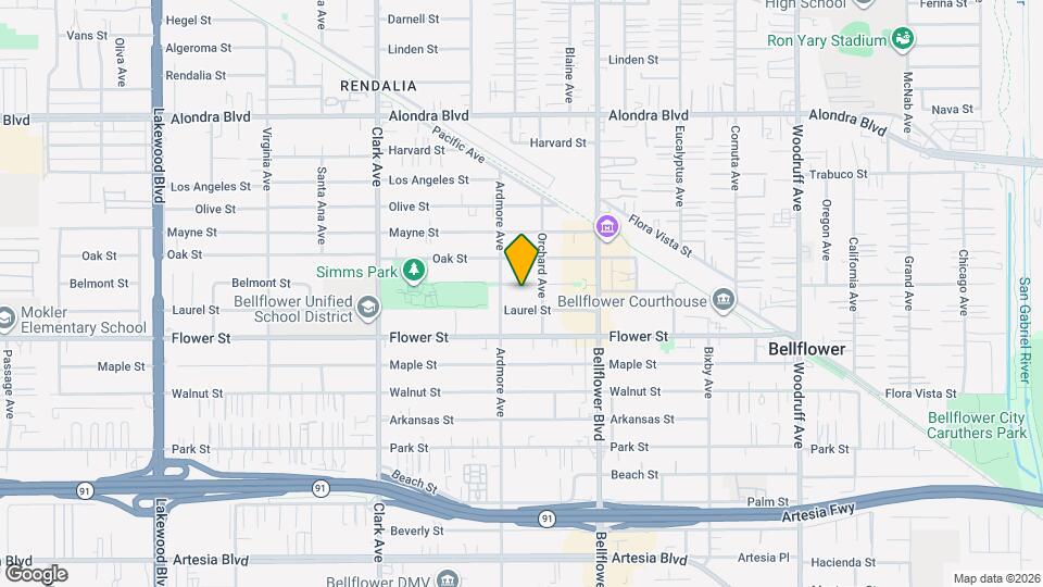 9620 Belmont St, Unit Rear apart- 9622 Belmont Map and Location Details