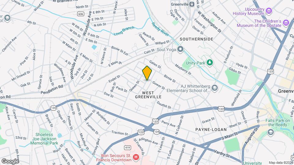 102 Rochester St Map and Location Details