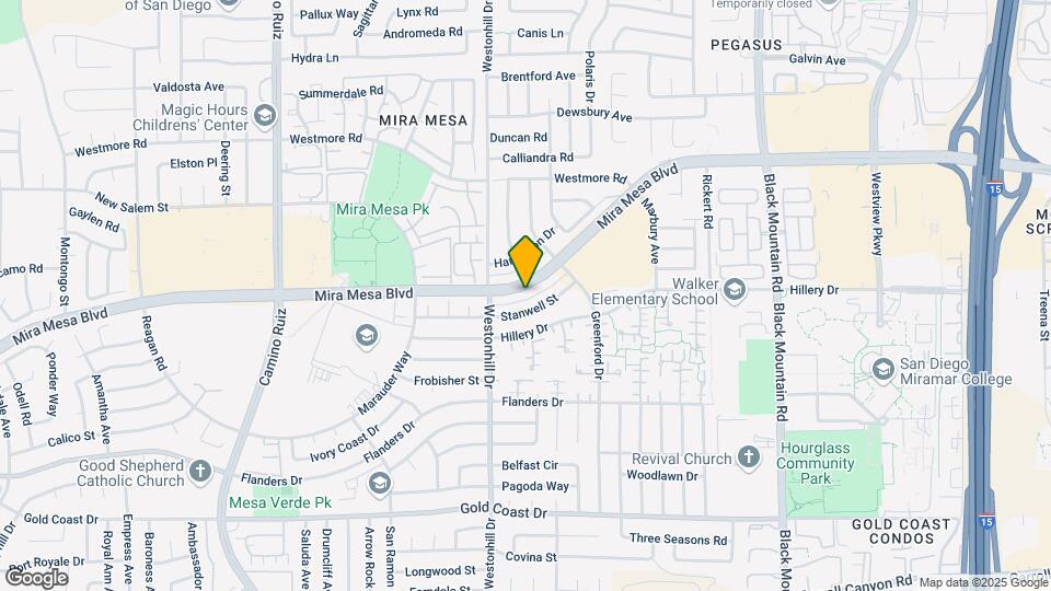 8805 Mira Mesa Blvd Map and Location Details