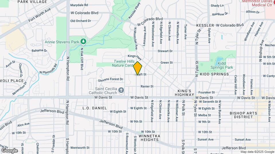 734 N Montclair Ave Map and Location Details