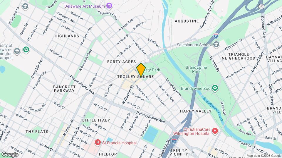 1516 N Clayton St Map and Location Details