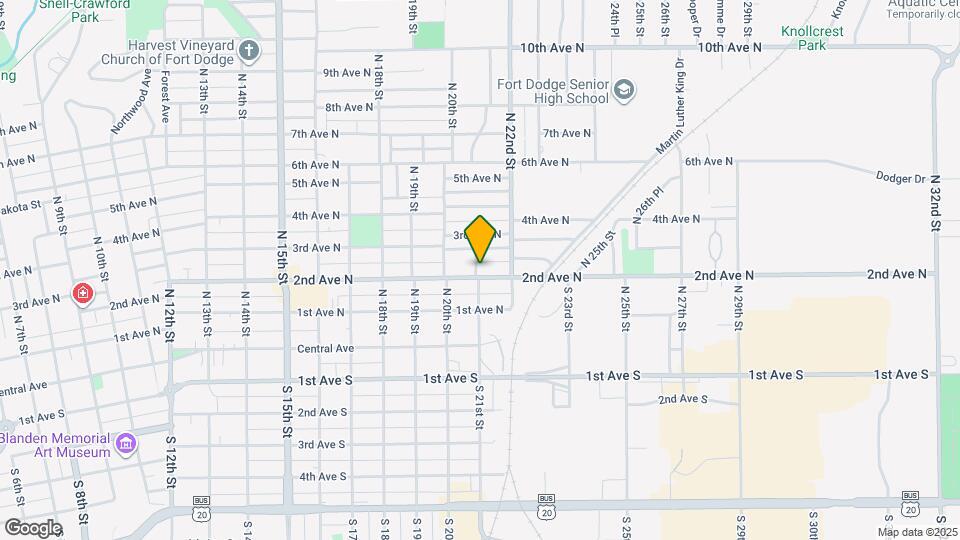 2102 2nd Ave N Map and Location Details
