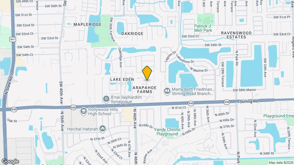 5740 SW 33rd Ter Mapa y Detalles de la Ubicación