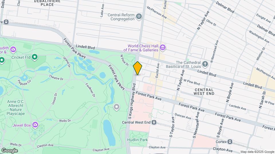 10 Kingshighway Blvd, Unit 3cs Map and Location Details