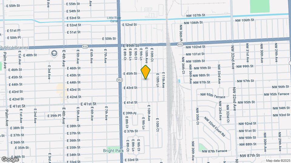 4370 E 10th Ave Map and Location Details