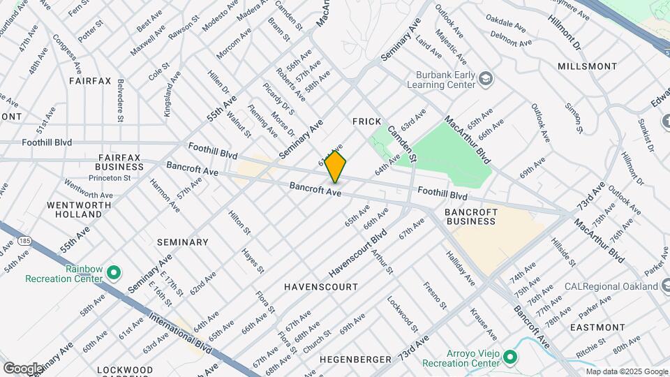 6290 Bancroft Ave Map and Location Details