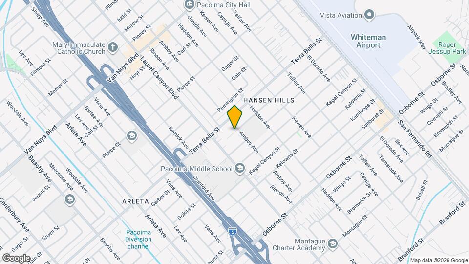 13369 Garber St, Unit 13369 Map and Location Details