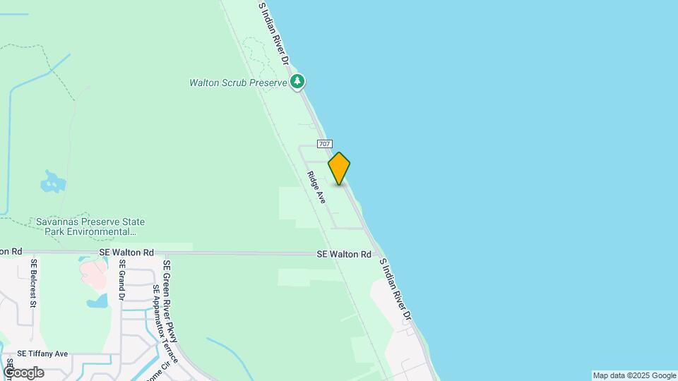 11107 S Indian River Dr, Unit Carriage House Map and Location Details