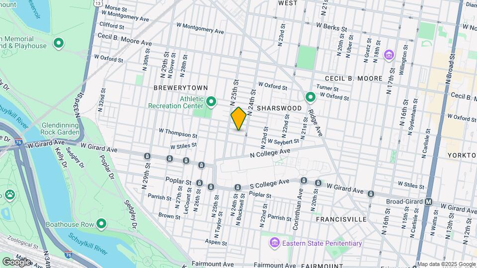 2423 W Seybert St Map and Location Details