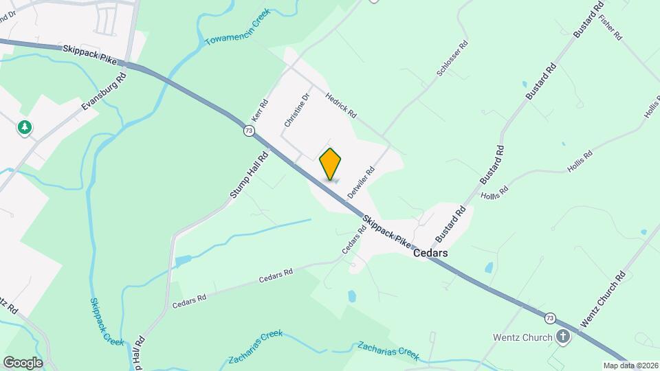 3539 W Skippack Pike Map and Location Details