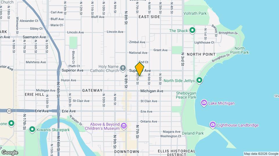 1407-1409 N 7th St Map and Location Details