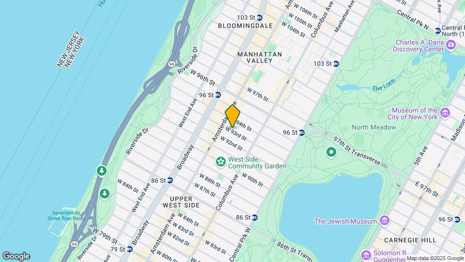 157 W 93rd St Map and Location Details