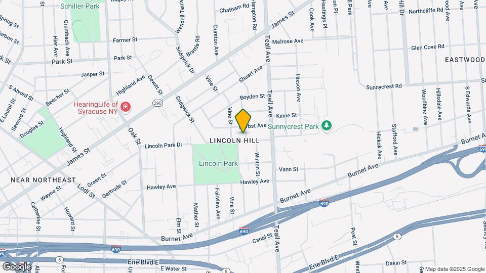 605-7 Winton St Map and Location Details