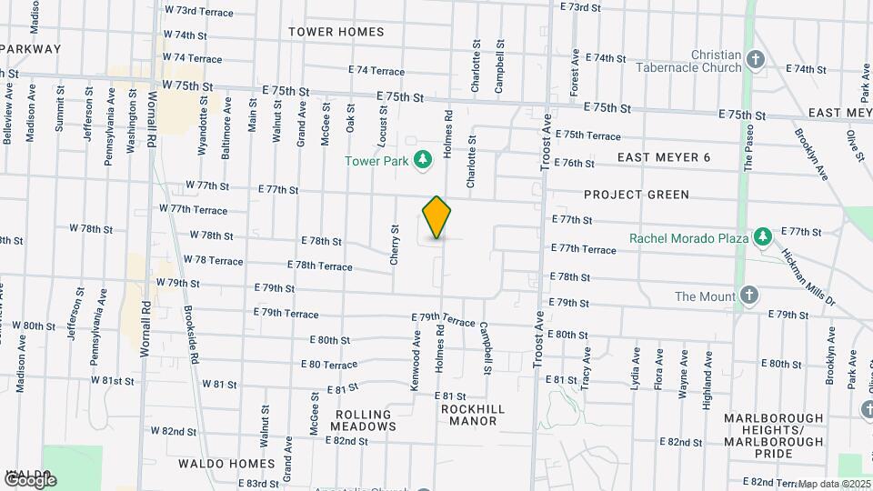 608 E 78th St Map and Location Details