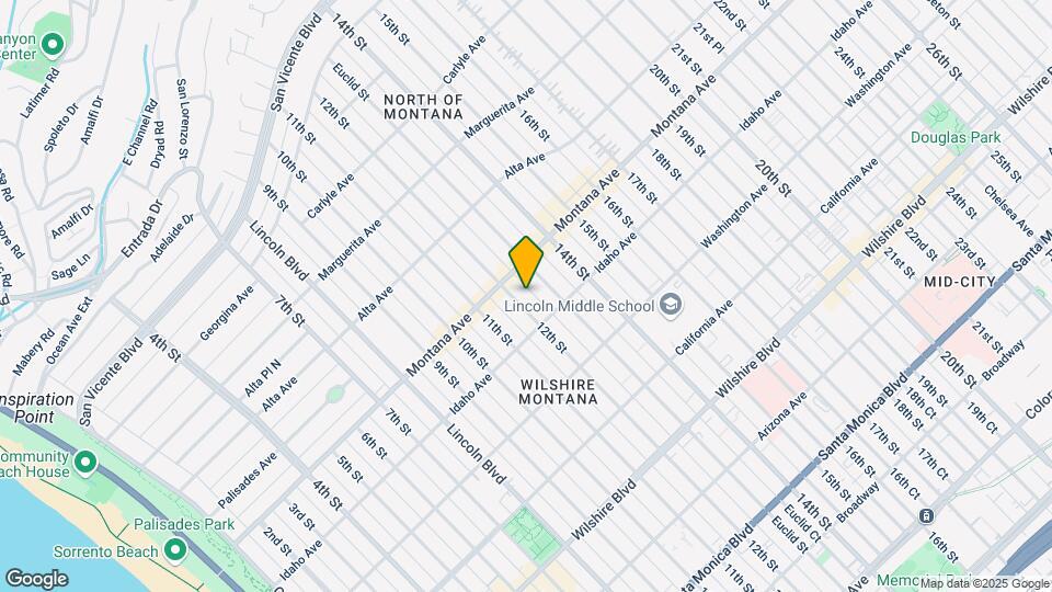 827 12th St Map and Location Details