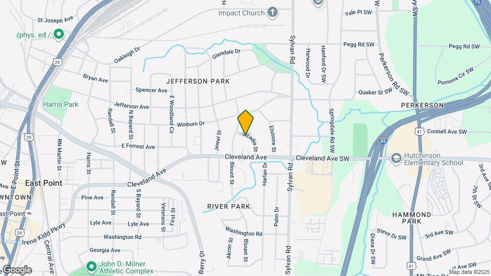 2641 Acadia St Map and Location Details