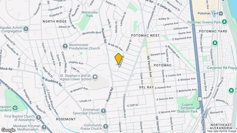 2320 Sanford St Mapa y Detalles de la Ubicación