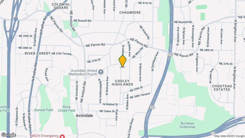 3641 NE Monterey Way Map and Location Details