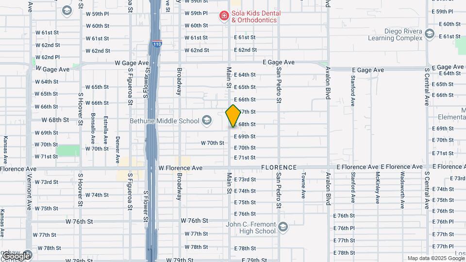 6816 S Main St Mapa y Detalles de la Ubicación