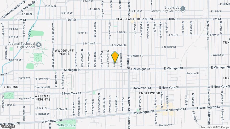 523 N Temple Ave Map and Location Details