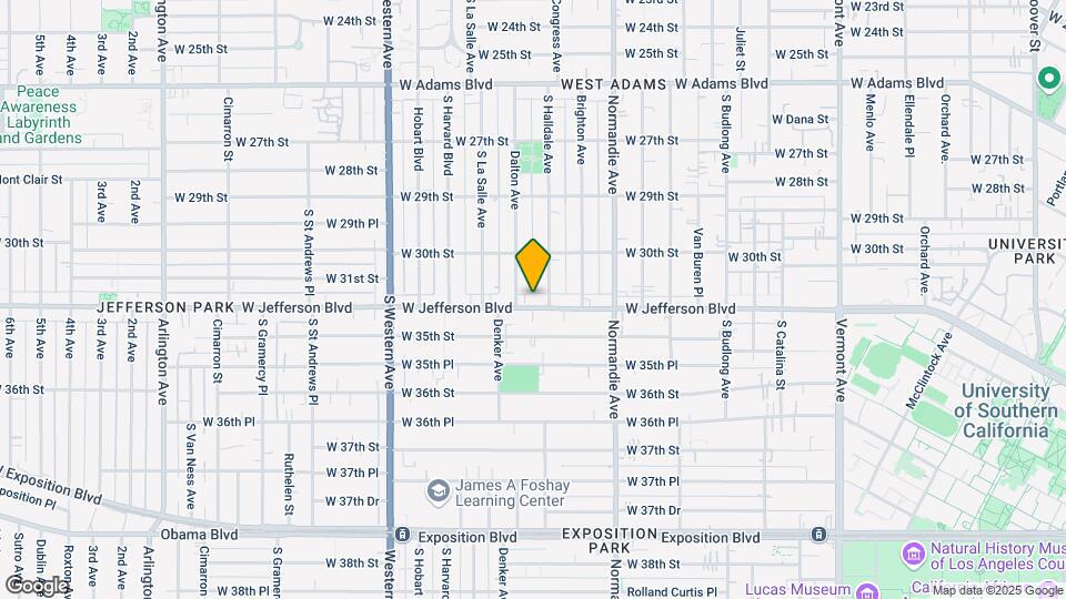 1567 W Jefferson Blvd Map and Location Details