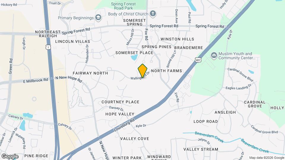 5208 Wallingford Dr Map and Location Details