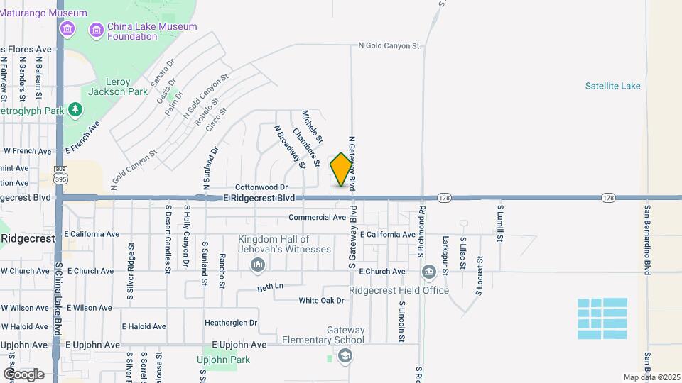 840 E Ridgecrest Blvd Map and Location Details