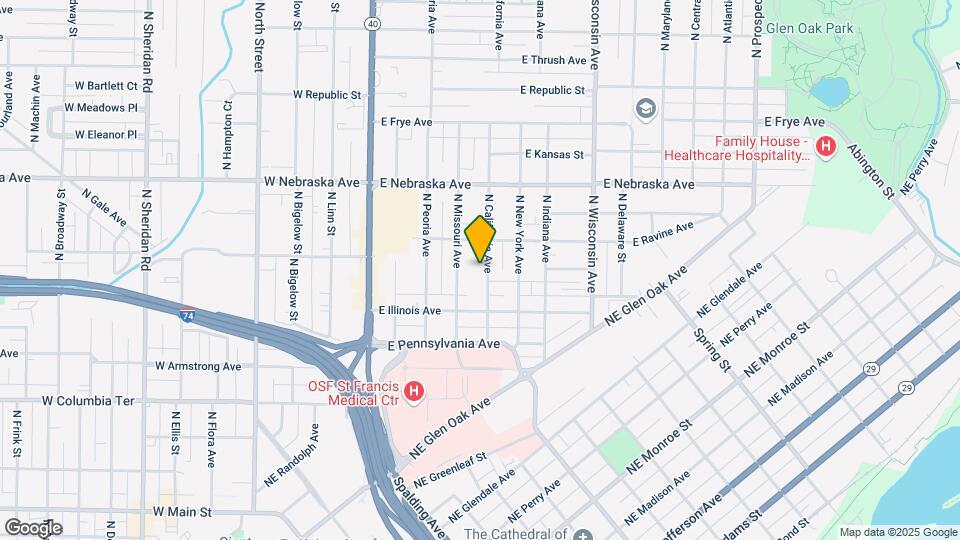 1631 N California Ave Map and Location Details