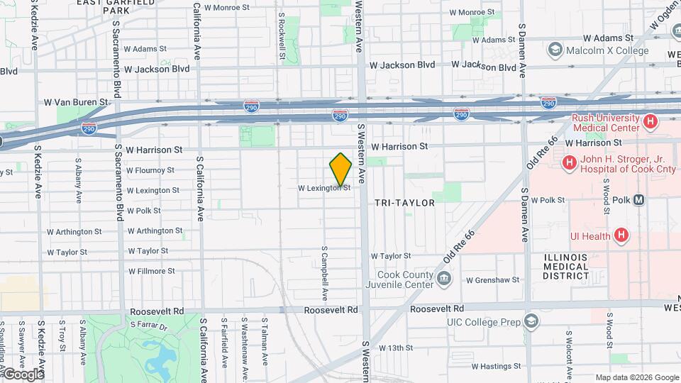 2437 W Lexington St Map and Location Details