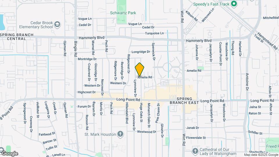 1857 Huge Oaks St Map and Location Details