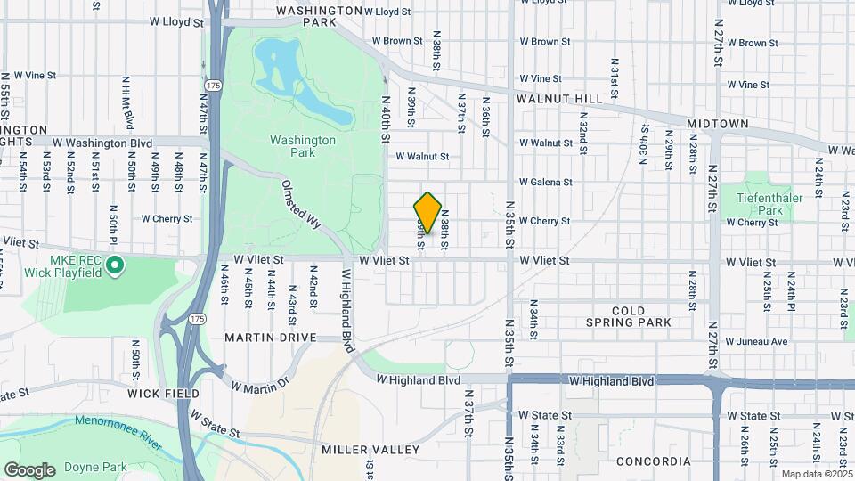 1428 N 39th St Mapa y Detalles de la Ubicación
