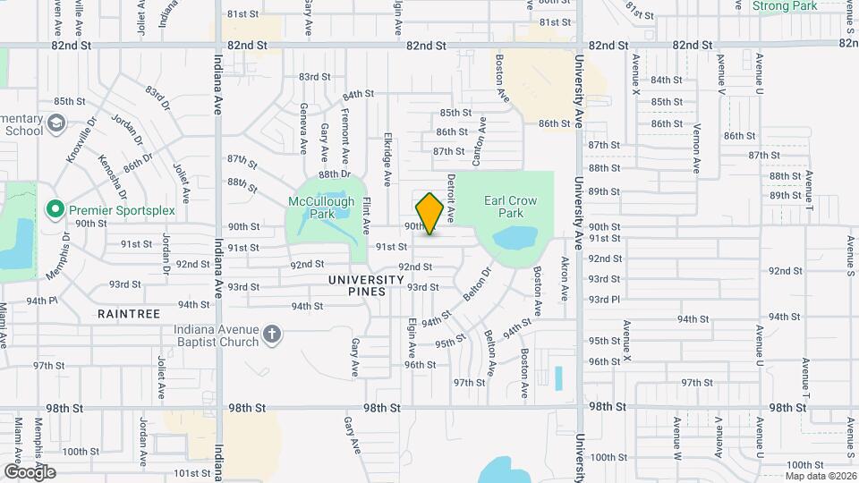 2822 91st St Map and Location Details