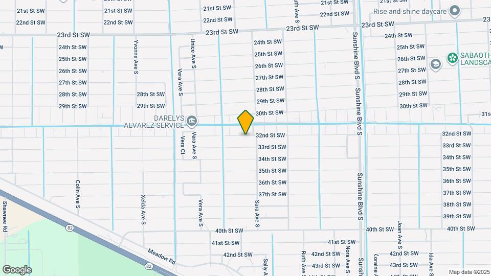3407 32nd St SW Map and Location Details