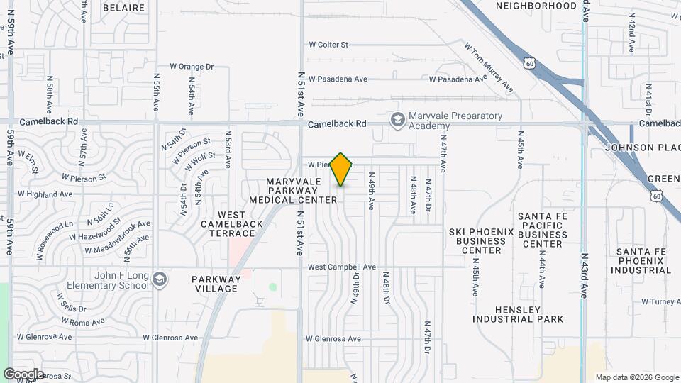 4714 N 49th Dr Map and Location Details