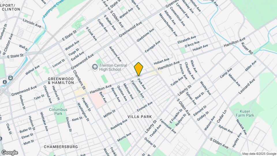1101 Hamilton Ave Mapa y Detalles de la Ubicación