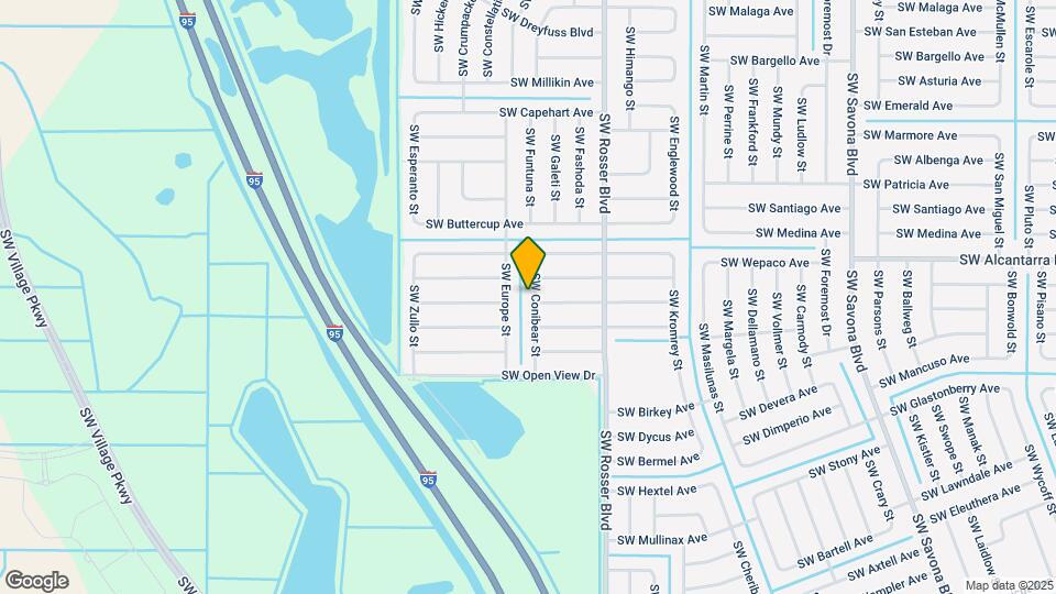 3586 SW Conibear St Map and Location Details