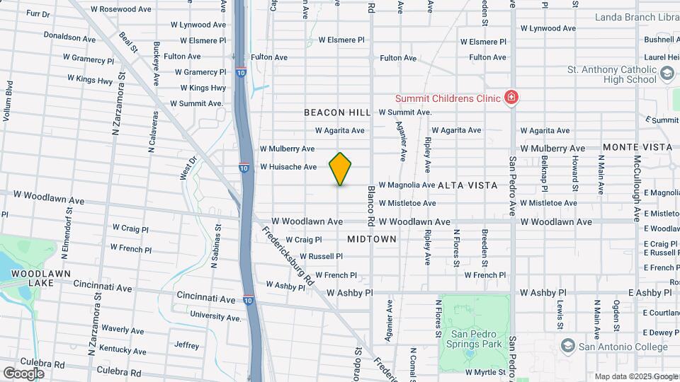 946 W Magnolia Ave, Unit #4 Map and Location Details