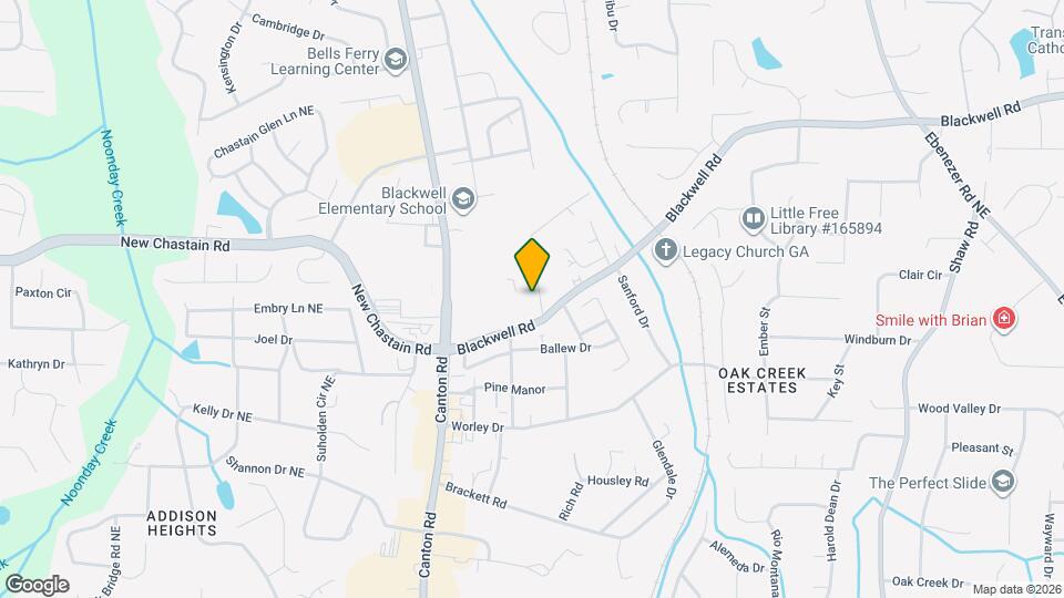 3401 Windridge Dr Mapa y Detalles de la Ubicación