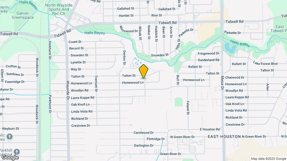 8321 Homewood Ln Map and Location Details